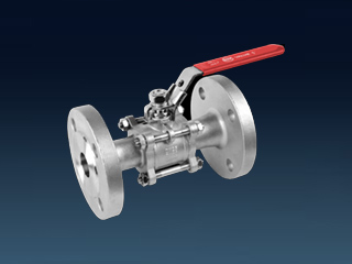 3PC FLANGED END BALL VALVE